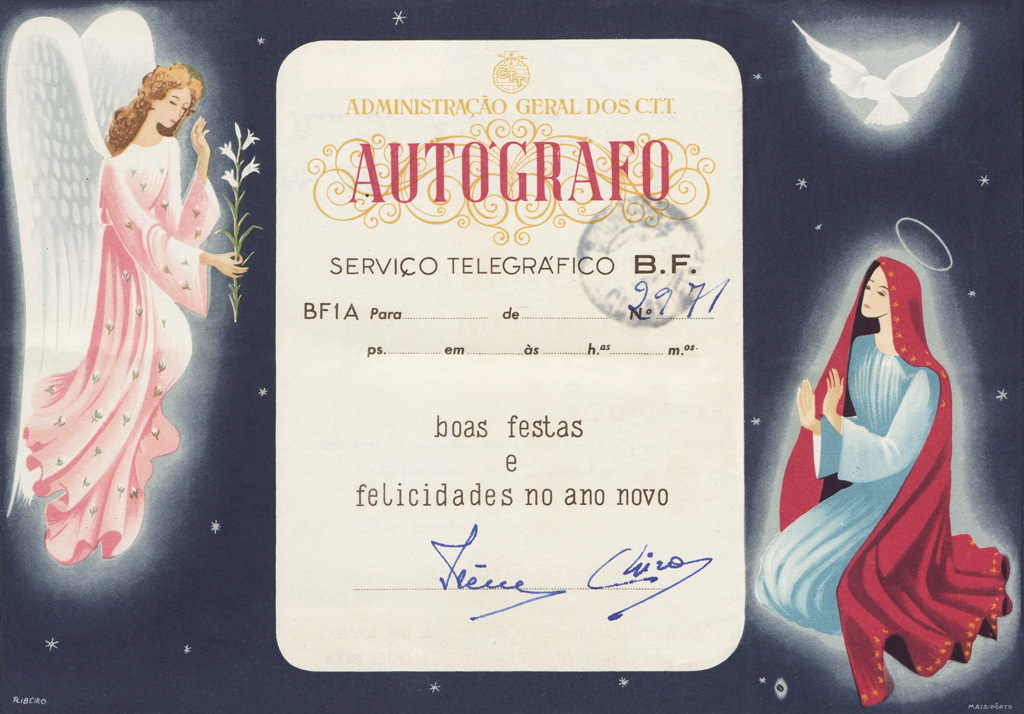 Telegramas postais ilustrados